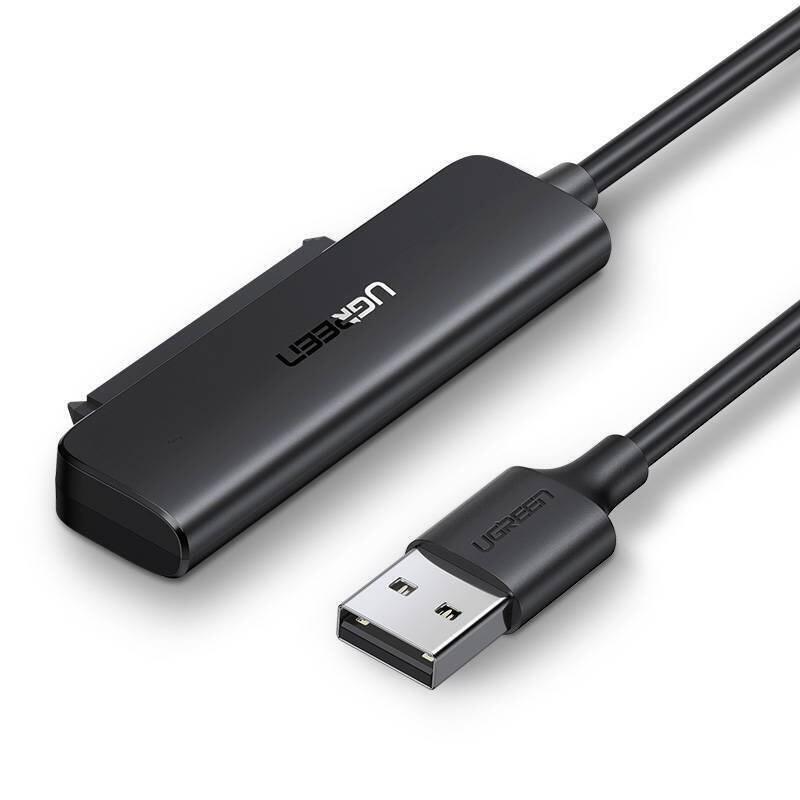 Adaptador Ugreen Para Disco Duro Ssd De 2,5'' Sata Iii 3.0 - Usb 3.2 Gen 1 (Usb 5 Gbps) Negro (70609 Cm321)