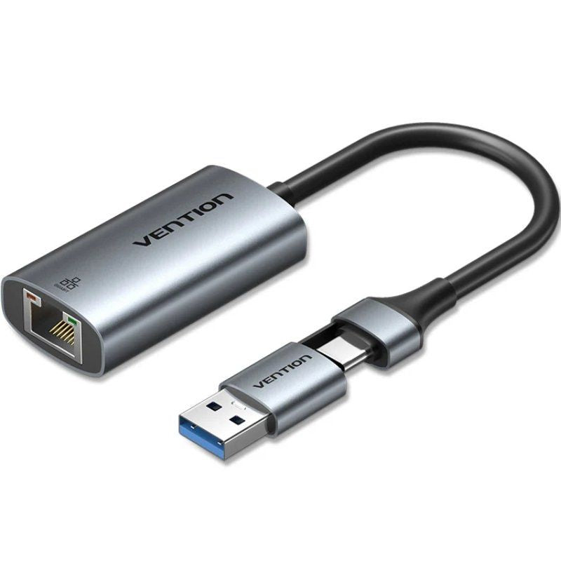 Adaptador Usb Usb Tipo-C Rj45 Vention Cfqhb 1000mbps