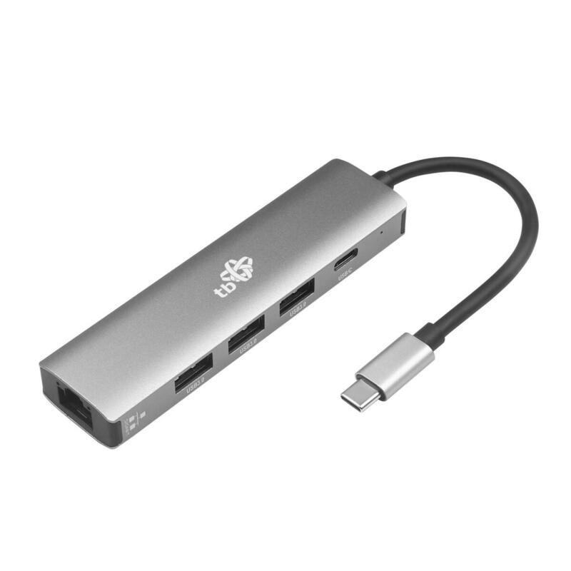 Adapter Usb C - Rj45 3xusb A 3.0, Usb C