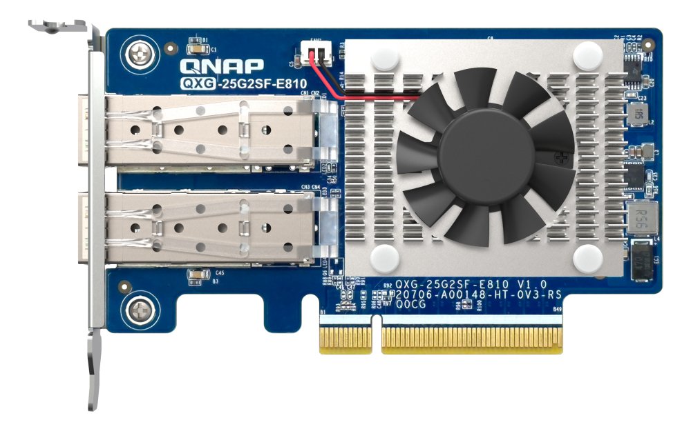 EAN 4711103084236 - QNAP QXG-25G2SF-E810 adaptador y tarjeta de red Interno Fibra 25000 Mbit/s imagen 3