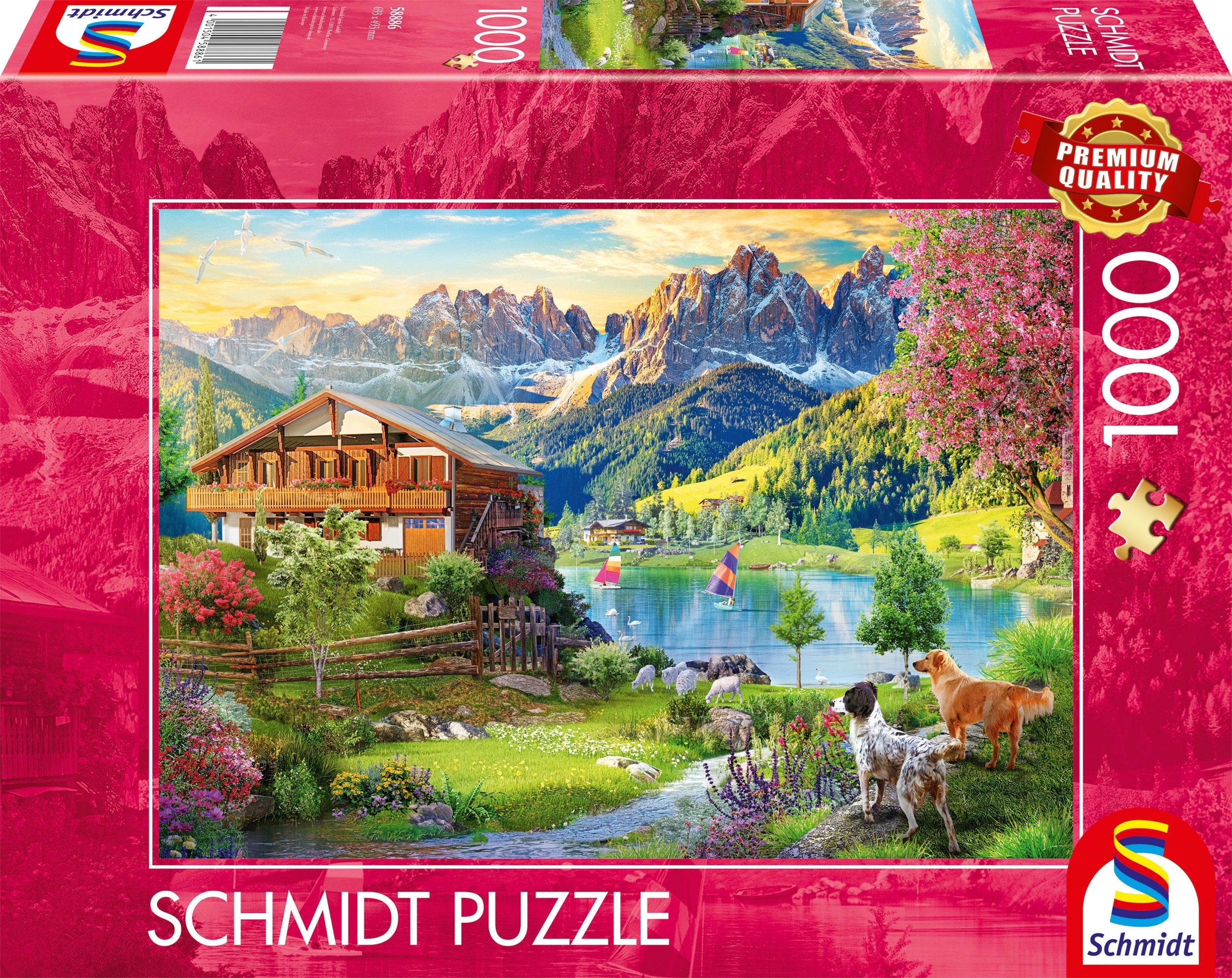 Schmidt Spiele Erholung In Den Dolomiten (1000 Teile) 58886