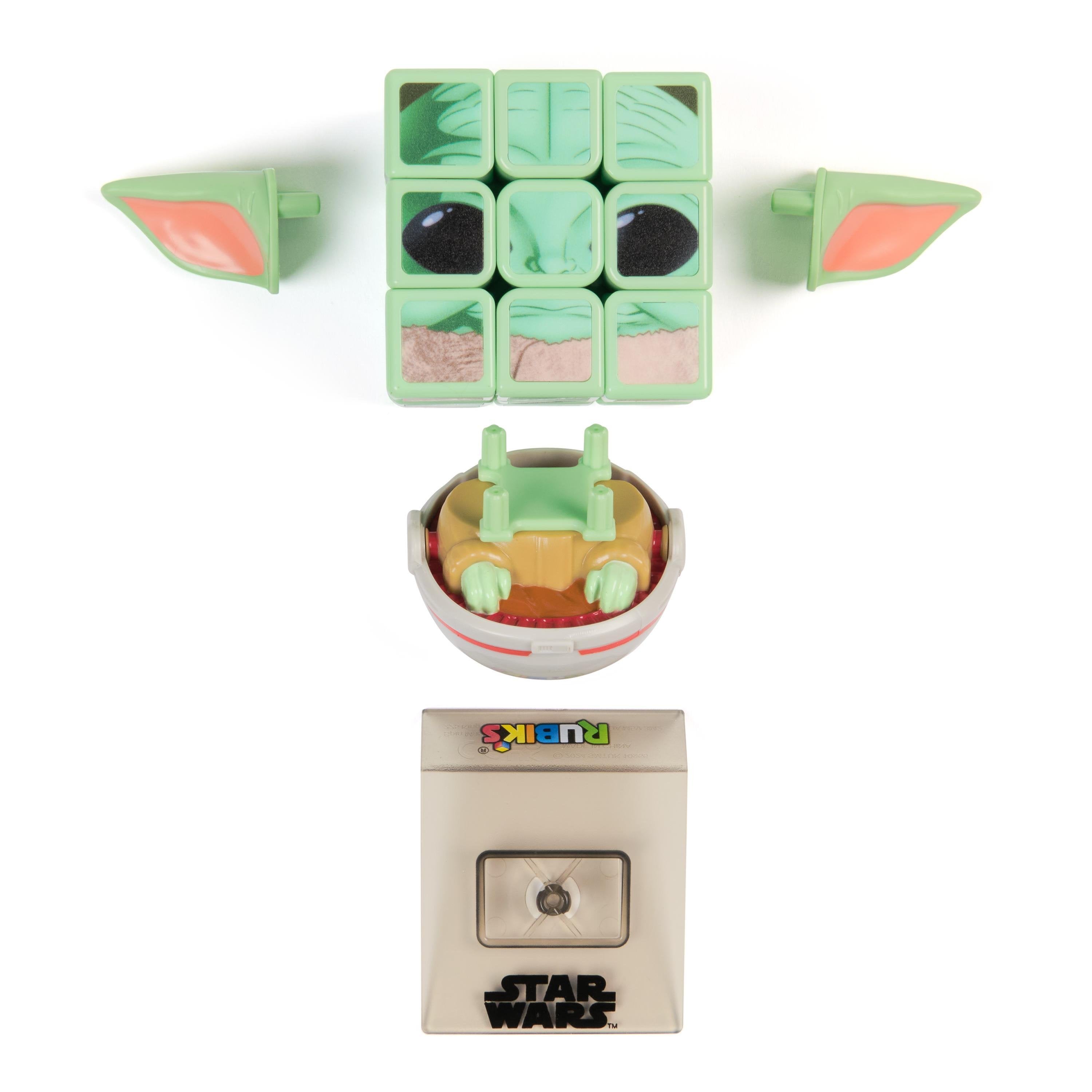 Spin Master Rubik'S - Cubers 3x3 Grogu, Juego De Habilidad 6074030
