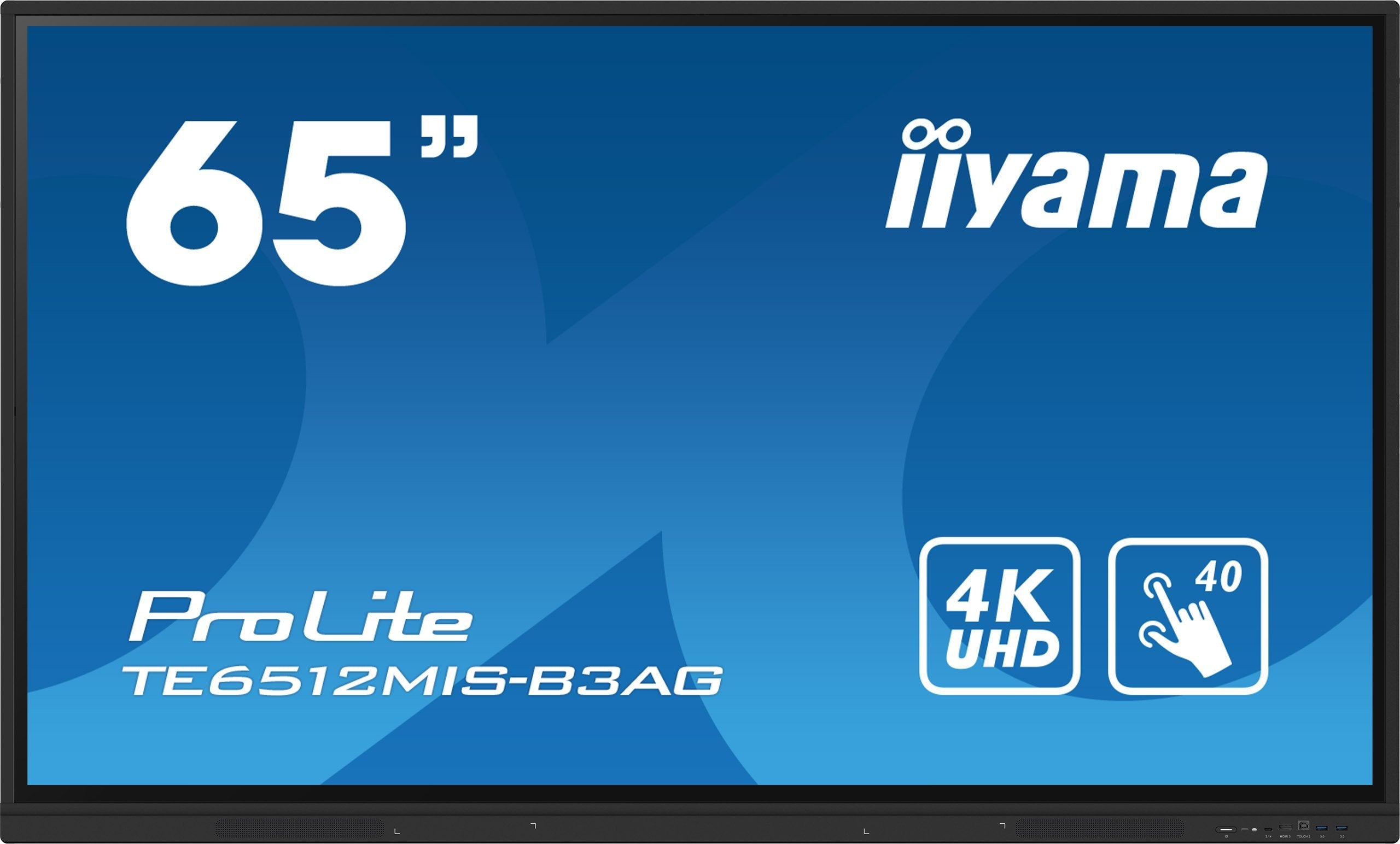 EAN 4948570123698 - iiyama TE6512MIS-B3AG pantalla de señalización Diseño de quiosco 165,1 cm (65") LCD Wifi 400 cd / m² 4K U imagen 2