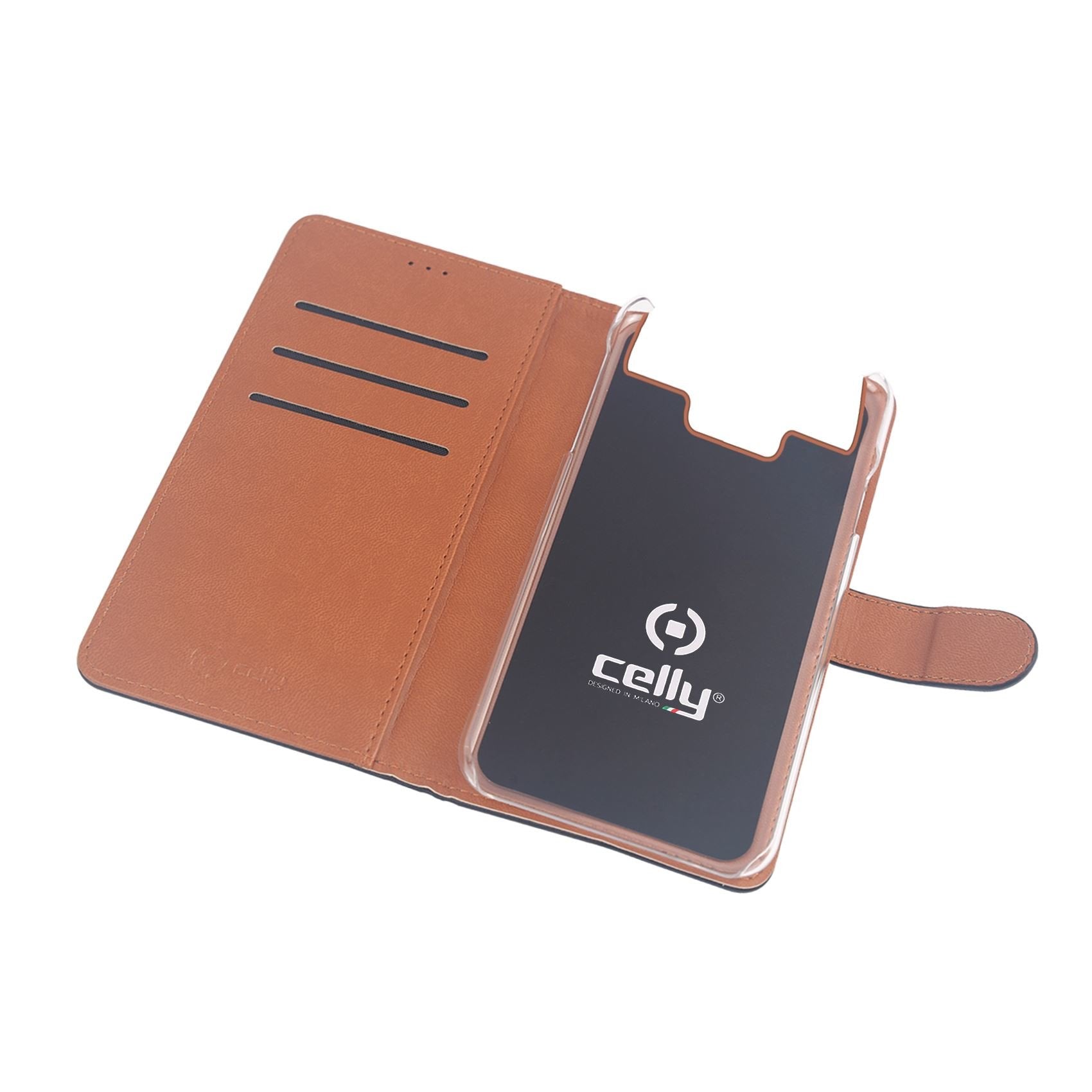 Case Celly Samsung A80 Wallet Case Black Wally856