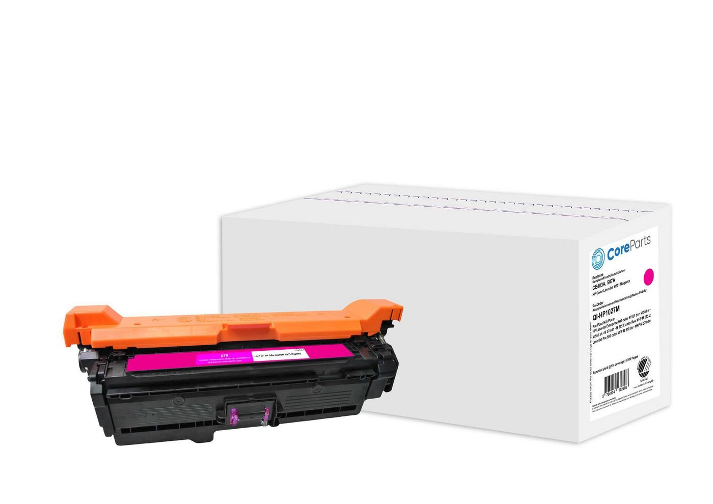 EAN 5704174132608 - CoreParts QI-HP1027M cartucho de tóner 1 pieza(s) Compatible Magenta imagen 1