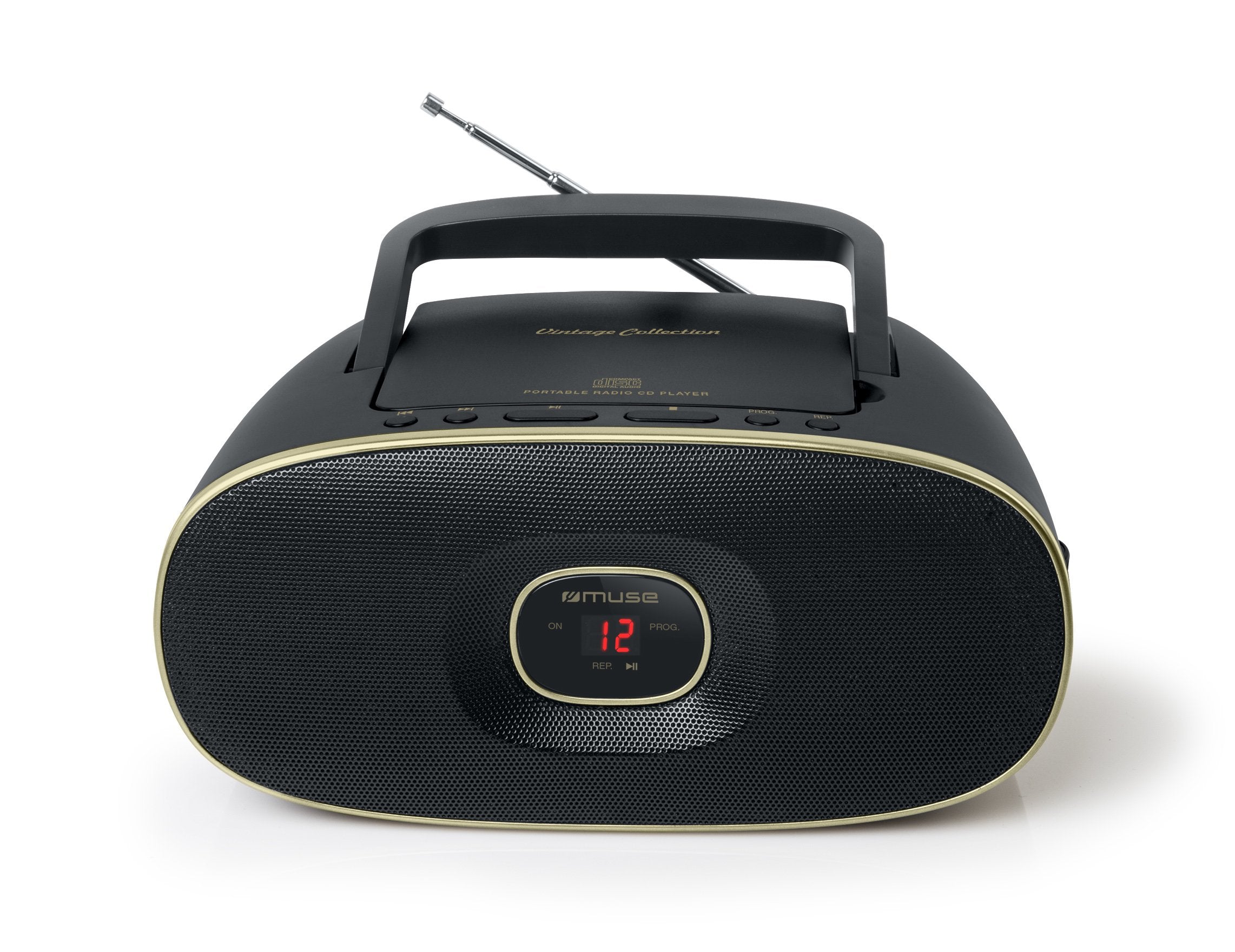 EAN 3700460206383 - Muse MD-202 VT Analógica FM, MW Negro, Oro imagen 1