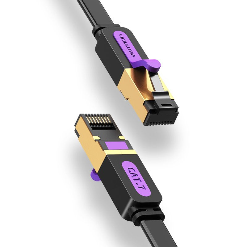 Cable De Red Rj45 Stp Vention Icabi Cat.7 3m Negro