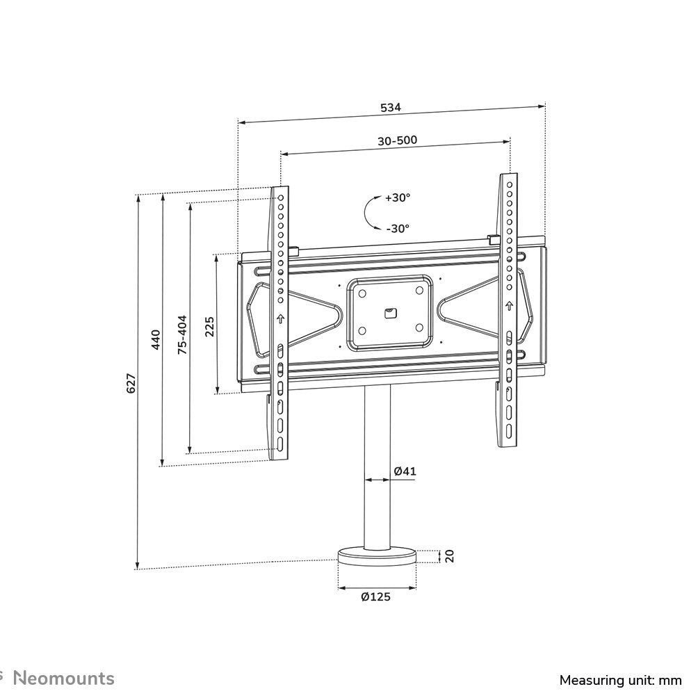 Neomounts Soporte Atornillable A Mesa Para Tv