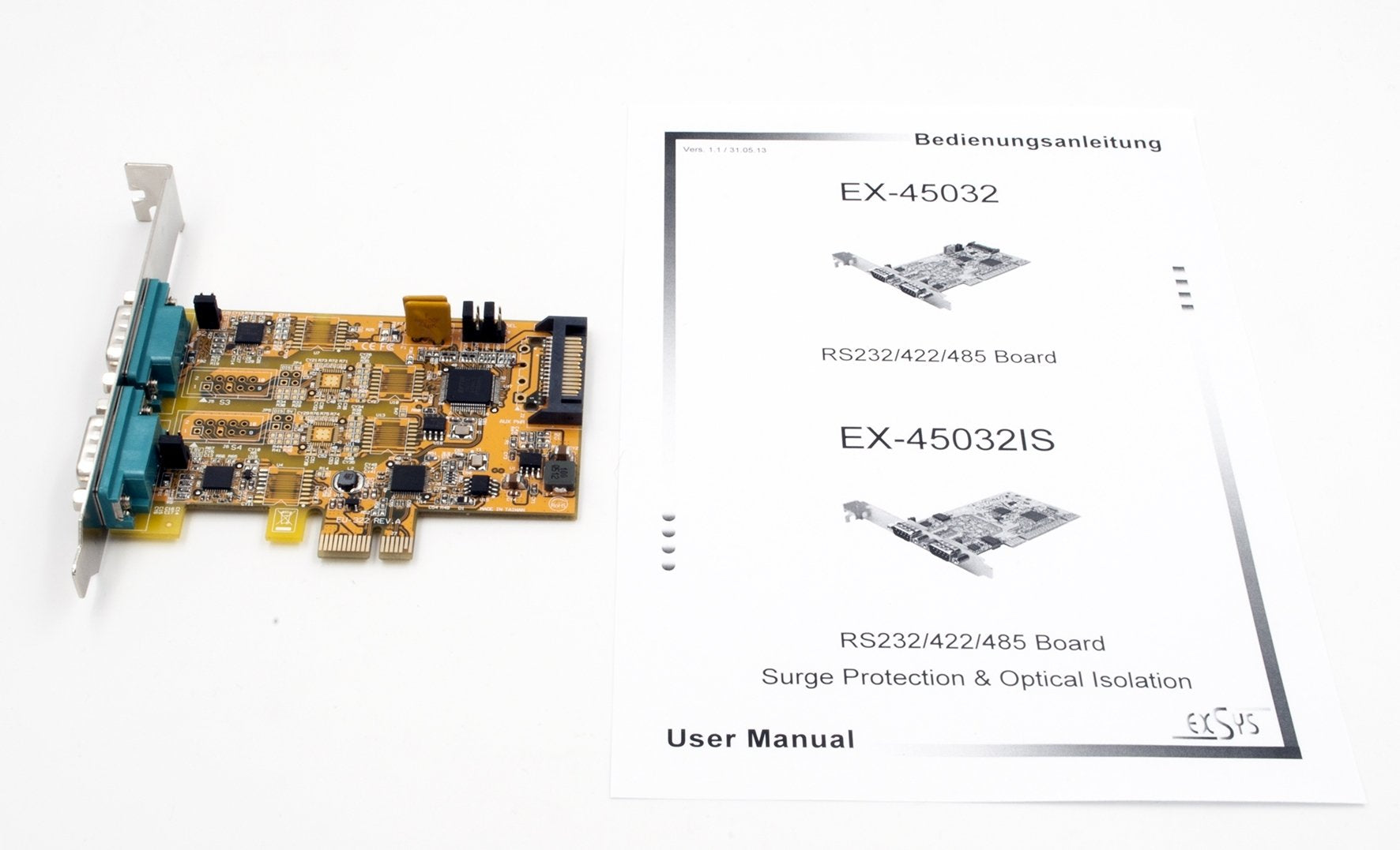 EAN 4718359450327 - EXSYS EX-45032 tarjeta y adaptador de interfaz De serie imagen 2