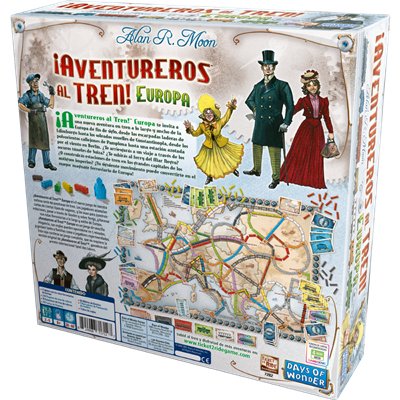 Juego De Mesa Asmodee Aventureros Al Tren! Europa Pegi 8