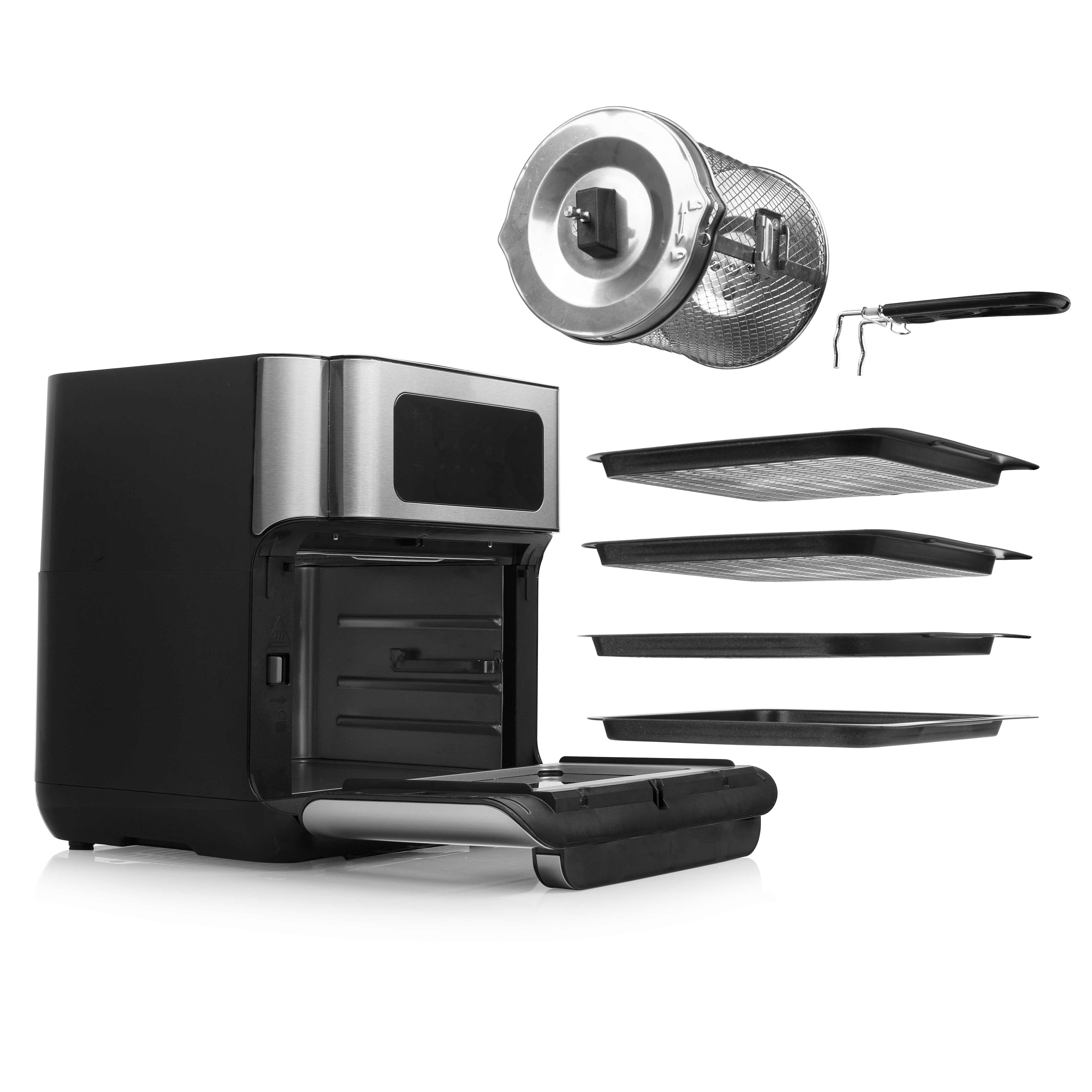 EAN 8713016091451 - Princess 182065 Sencillo 10 L Independiente 1500 W Freidora de aire caliente Plata imagen 50