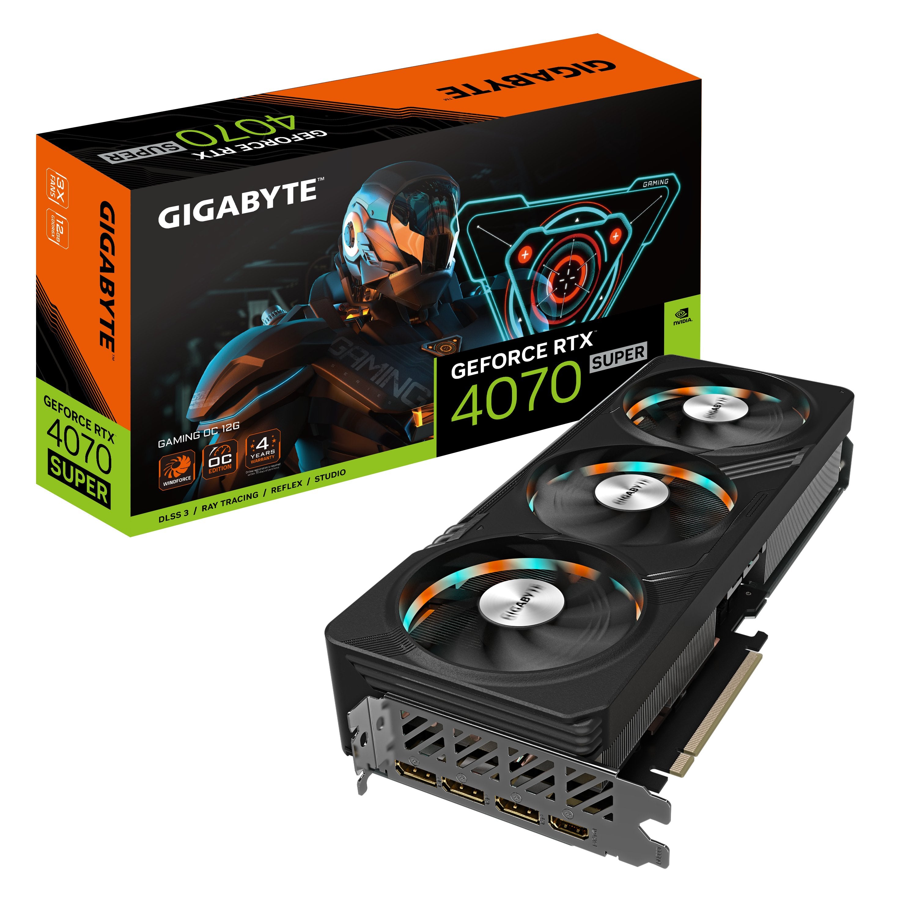 EAN 4719331354152 - GIGABYTE GAMING GeForce RTX 4070 SUPER OC 12G NVIDIA 12 GB GDDR6X imagen 2