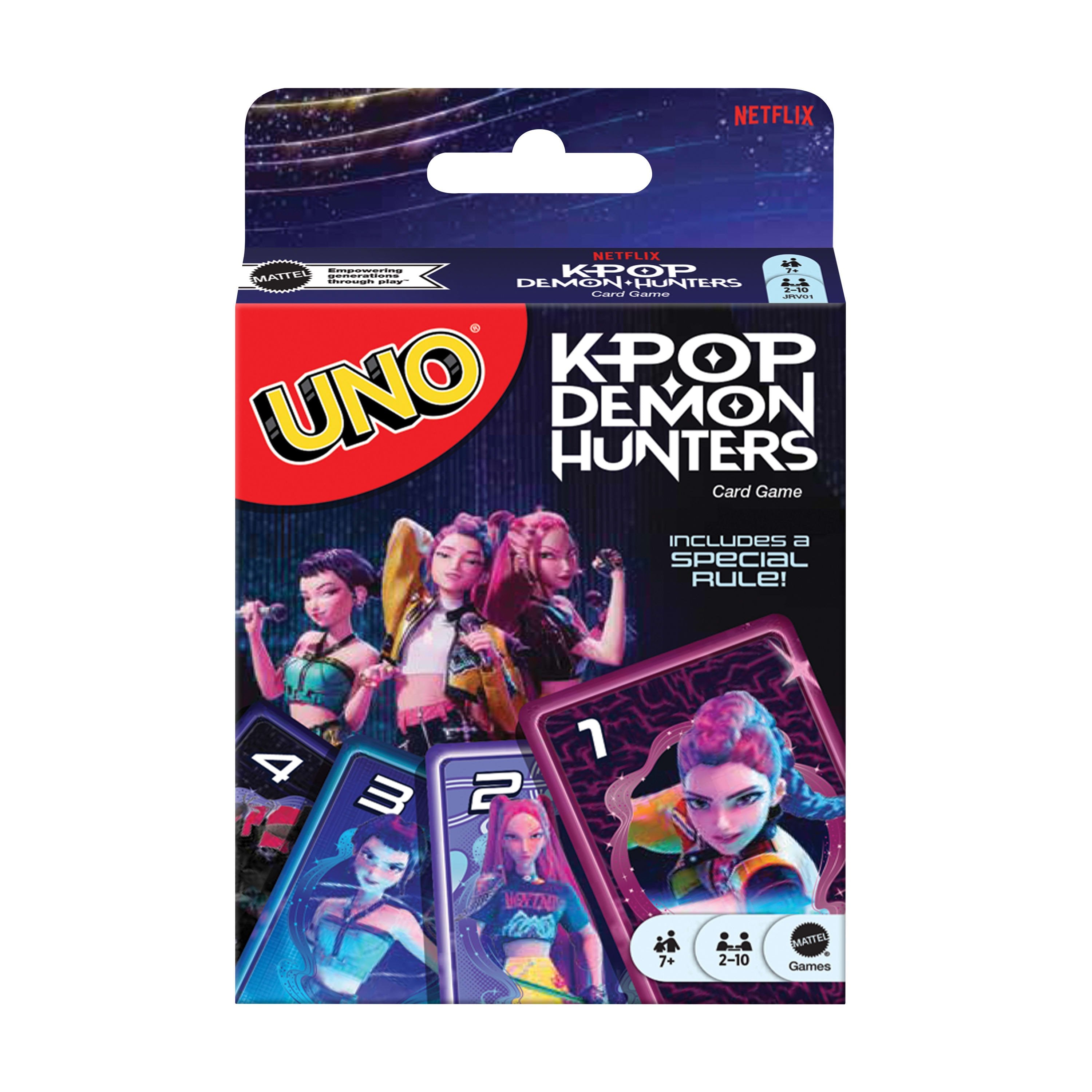 Juego Cartas Uno K-Pop Demon Hunters