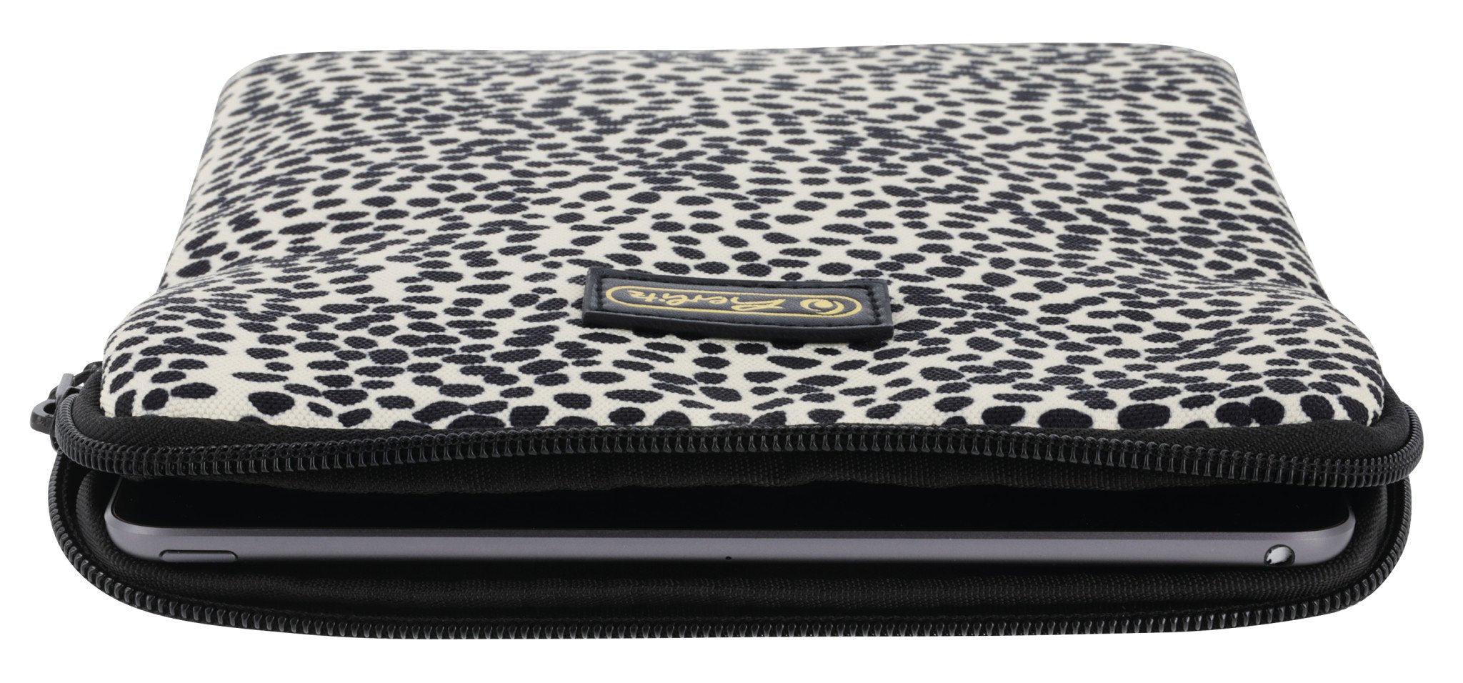 Herlitz Spotted 26,7 Cm (10.5") Funda Negro, Blanco