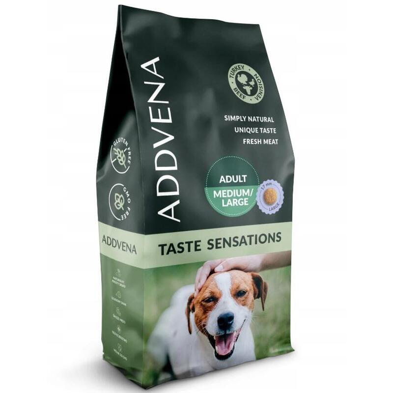 Addvena Sensaciones De Sabor Para Perros Adultos De Razas Medianas Y Grandes 10 Kg