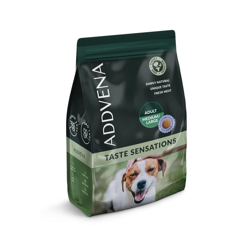 Addvena Sensaciones De Sabor Para Perros Adultos De Razas Medianas Y Grandes 2,5 Kg