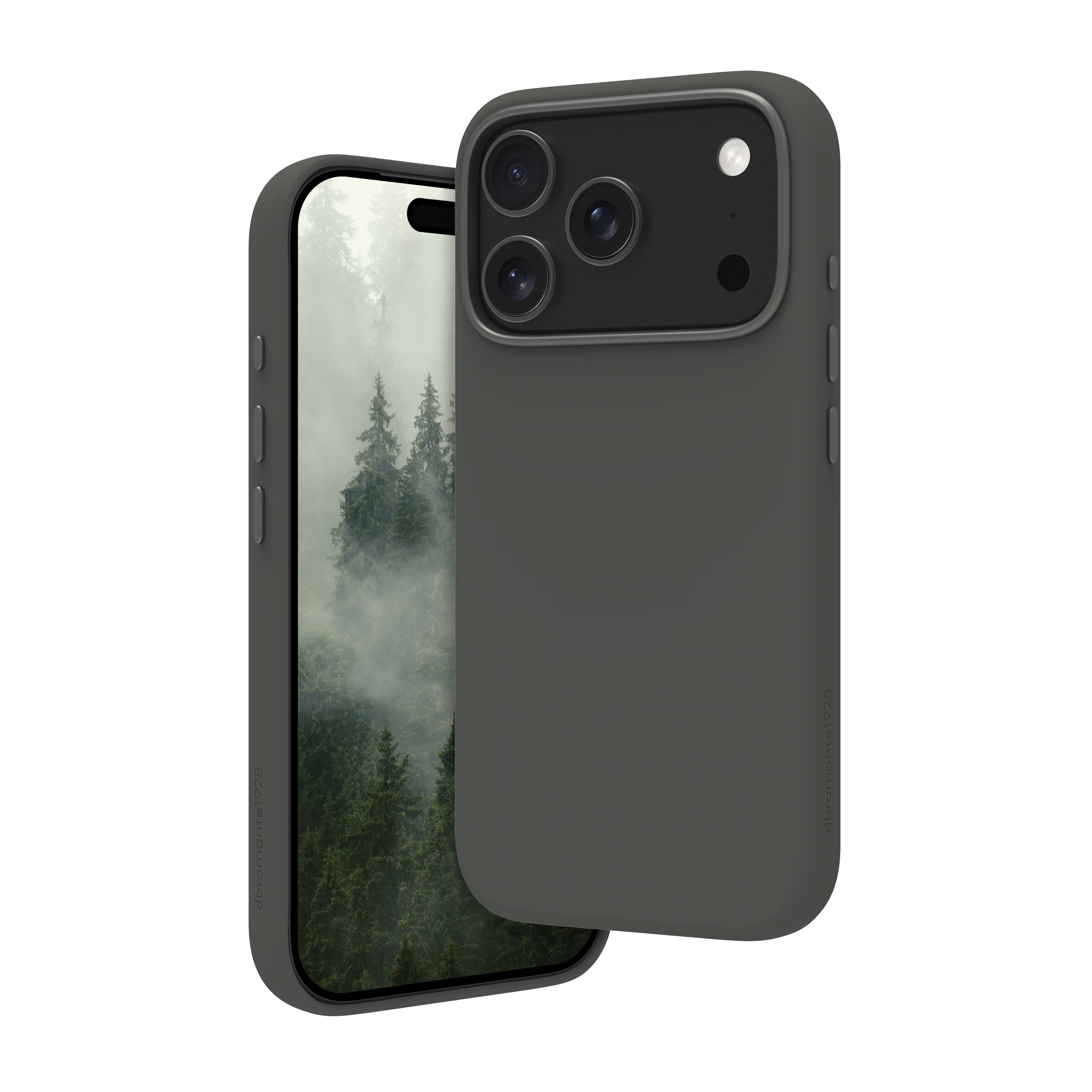 Dbramante1928 Roskilde Icon Carcasa Trasera Para Teléfono Móvil Compatibilidad Con Magsafe Plástico Reciclado Sombra Del Bosque