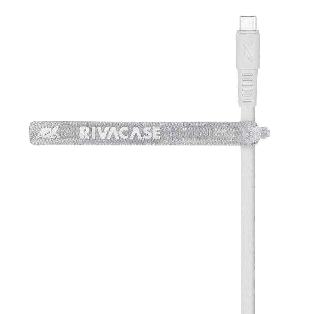 Cable Usb-C To Usb-C 1.2m/White Ps6005 Wt12 Rivacase