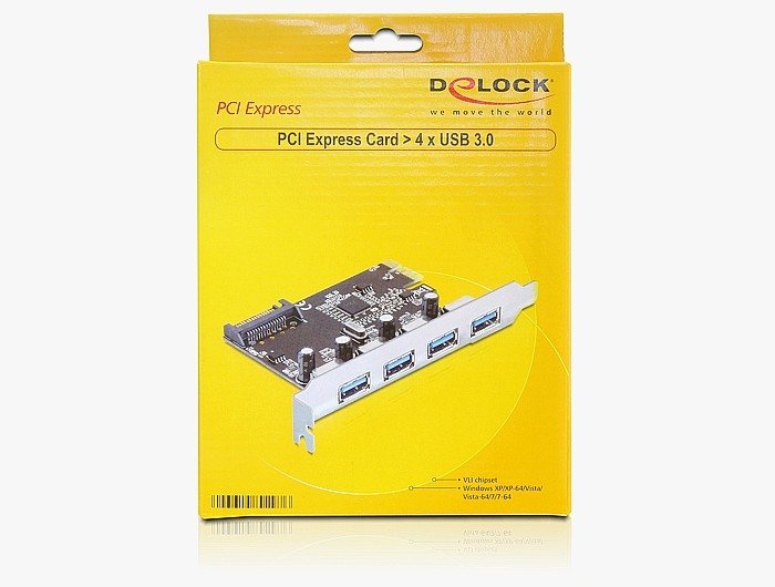 Delock Tarjeta Pci Express > 4 X Externos Usb 3.0