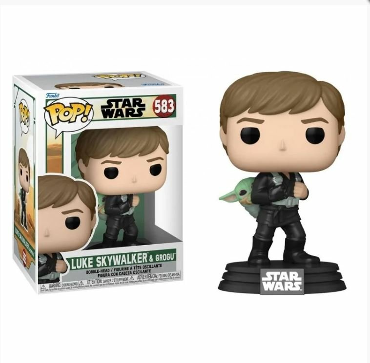 Figura Pop Star Wars El Libro De Boba Fett 2 Luke Skywalker & Grogu