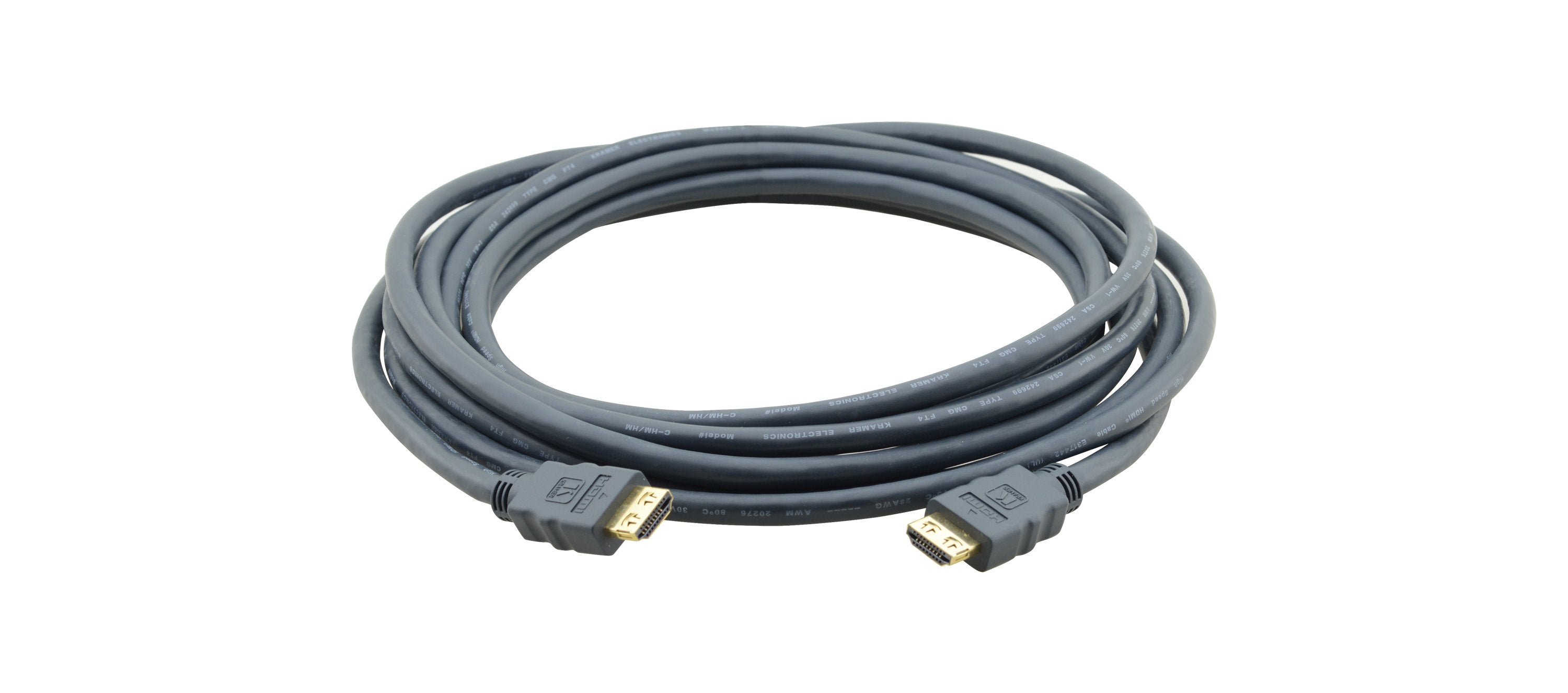 Kramer Cable Hdmi (Macho - Macho) - 4.6m (C-Hm/Hm-15) 97-0101015 Hdmi (M) / Hdmi (M), 4.6 M, 4kx2k