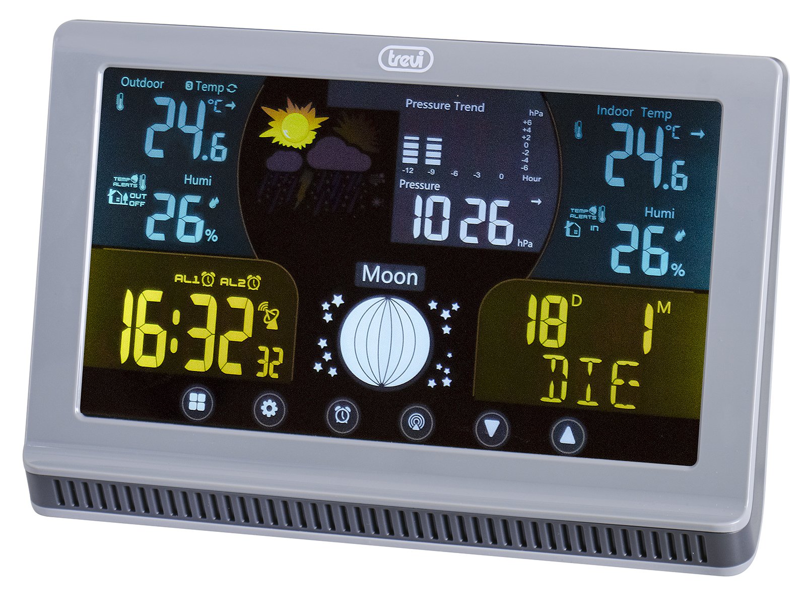 EAN 8011000028576 - Trevi ME 3P70 RC Gris LCD CC/Batería imagen 1