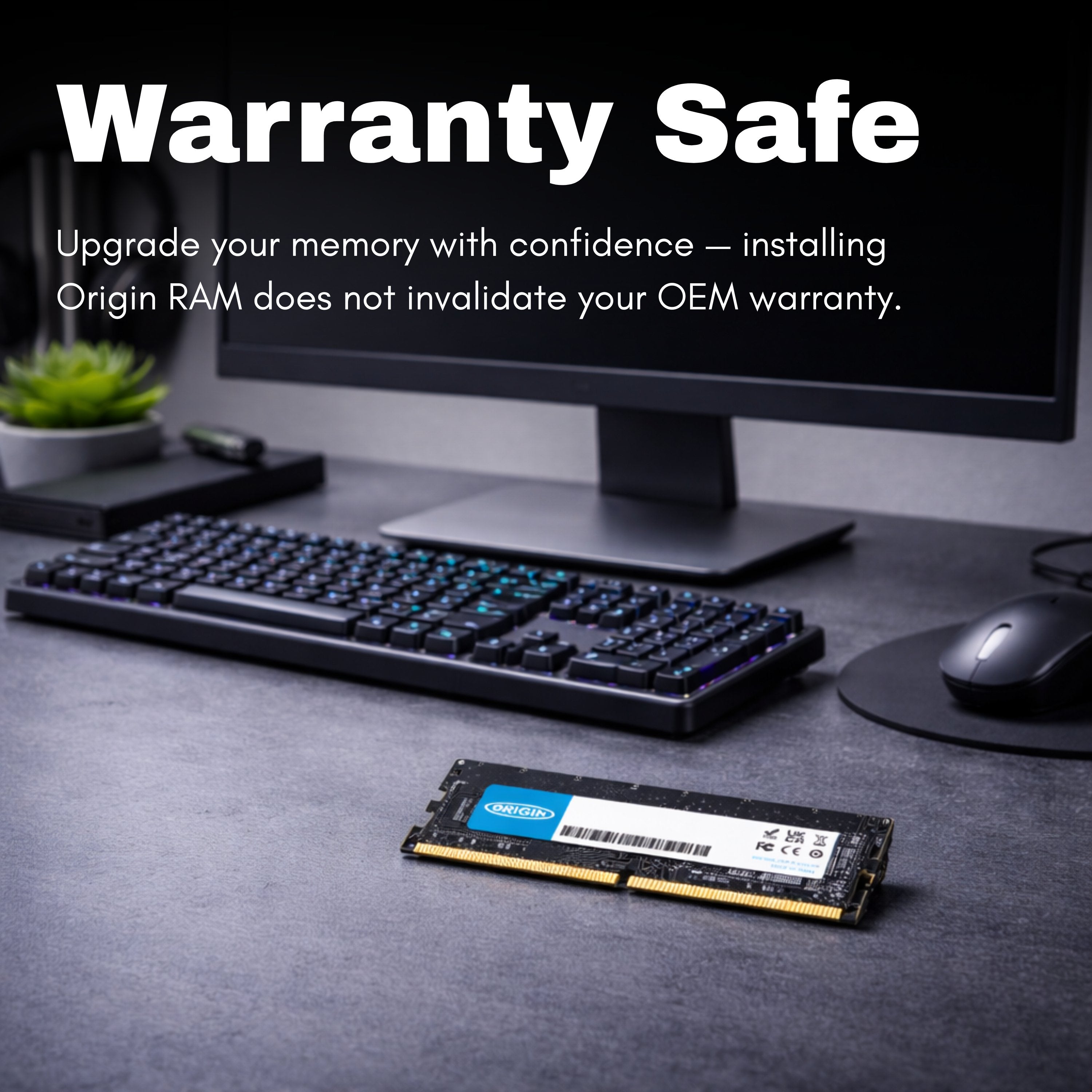 Memoria Origin Storage 32gb 1 X 32 Gb Ddr5 4800mhz 1rx8 Non-Ecc 1.1v