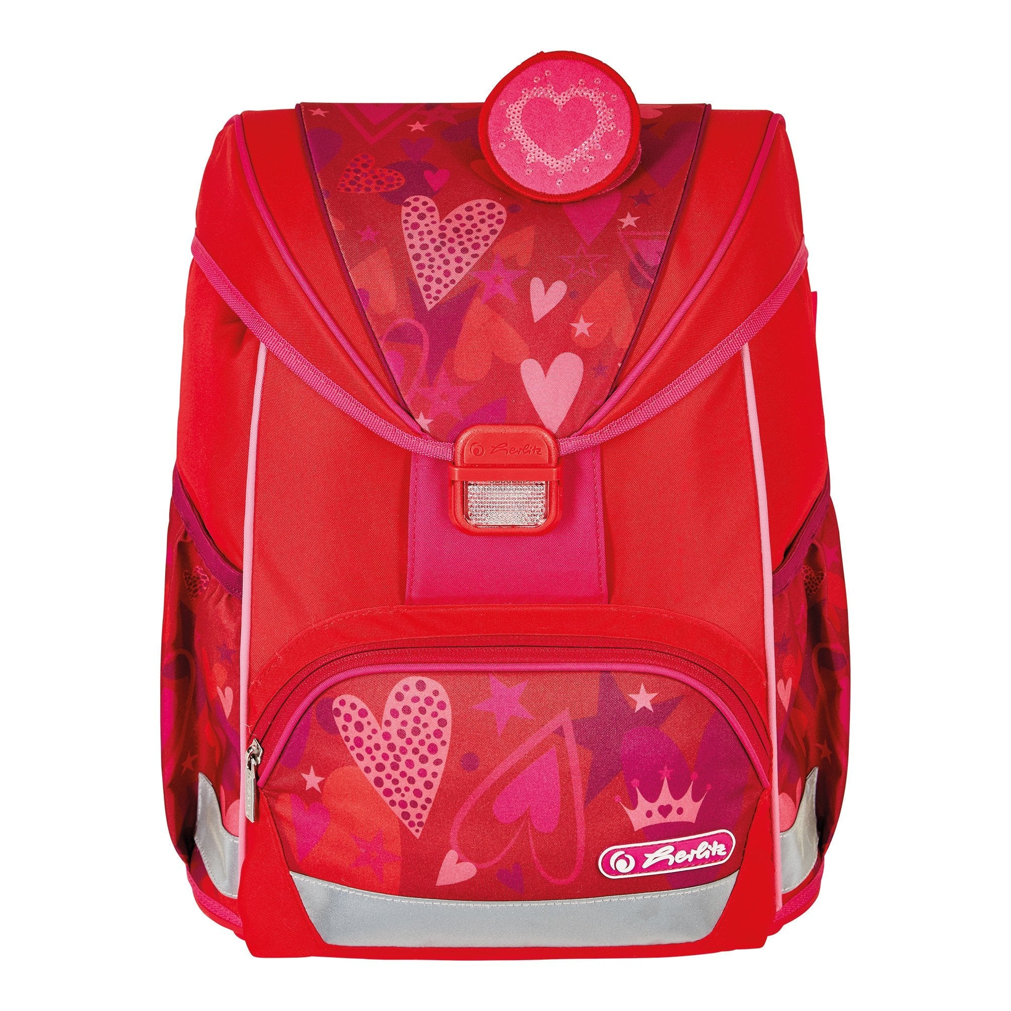 EAN 4008110284392 - Herlitz UltraLight Plus Sweet Hearts juego de mochila escolar Chica Poliéster Rojo imagen 16