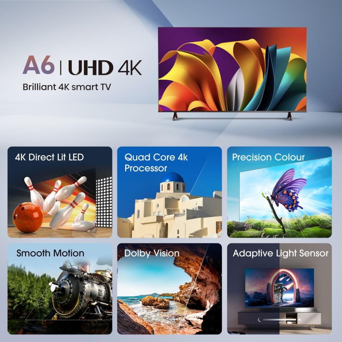 EAN 6942351401157 - Hisense 85A6N 2,16 m (85") 4K Ultra HD Smart TV Wifi Negro 400 cd / m² imagen 3
