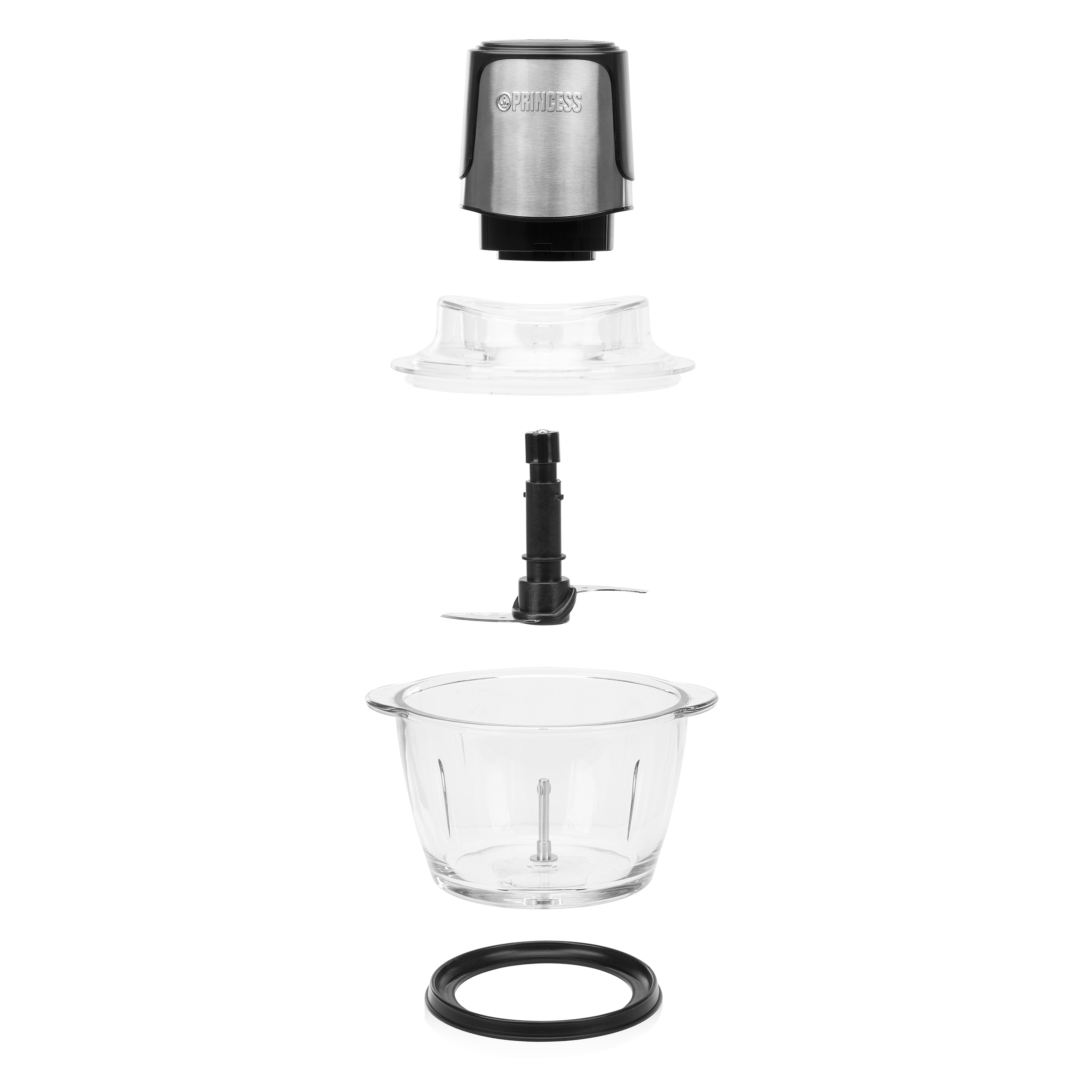 EAN 8713016083630 - Princess 221051 1 L 300 W Negro, Acero inoxidable, Transparente imagen 8