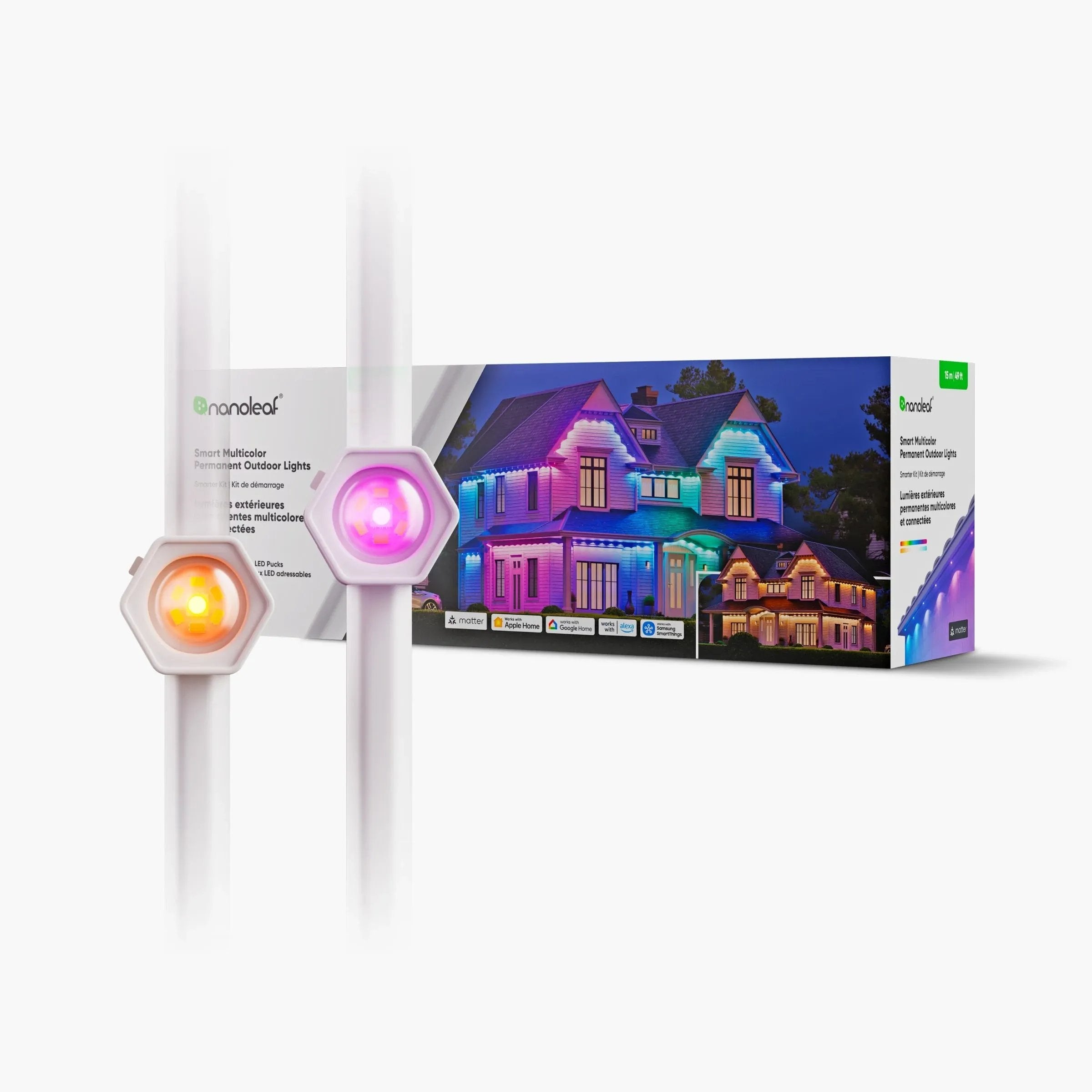 Nanoleaf Multicolor Aussenwandleuchten Starterpack 15 M