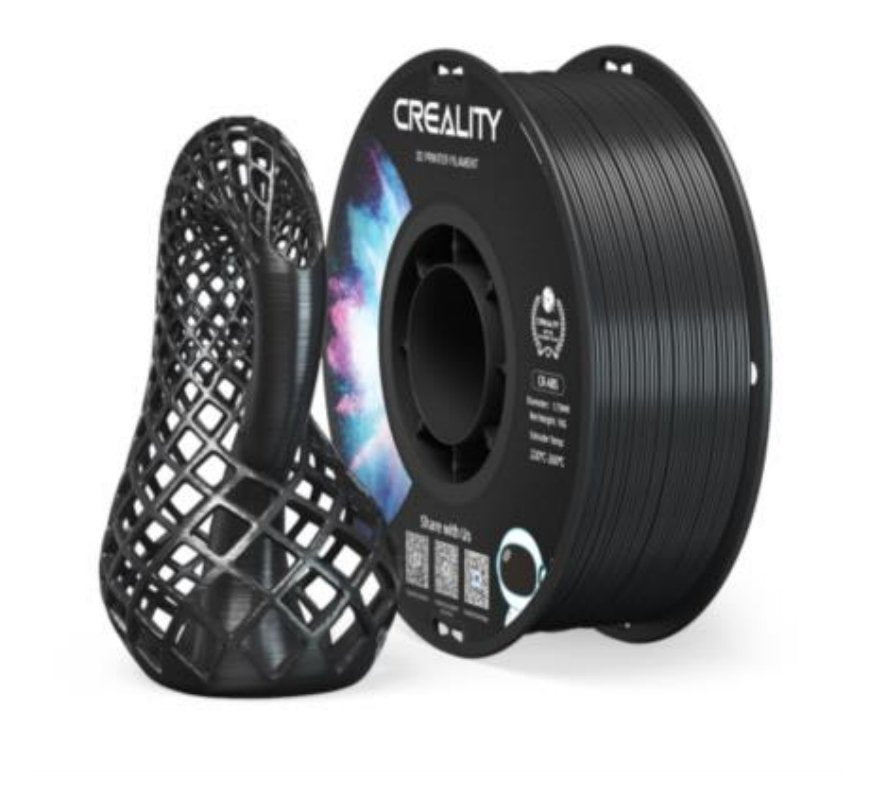 Creality Cr-Abs Filamento Negro, Cartucho 3d 1 Kg, 1,75 Mm, En Rollo 3301020035
