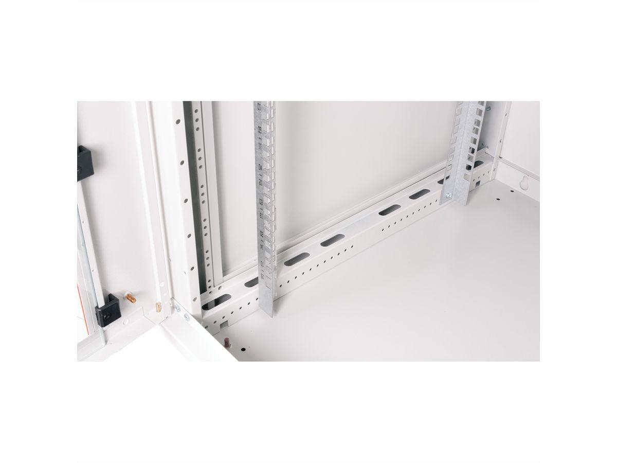 Roline 19-Zoll Wandgehuse Basic Plus 15he, 600x600 Bxt Grau