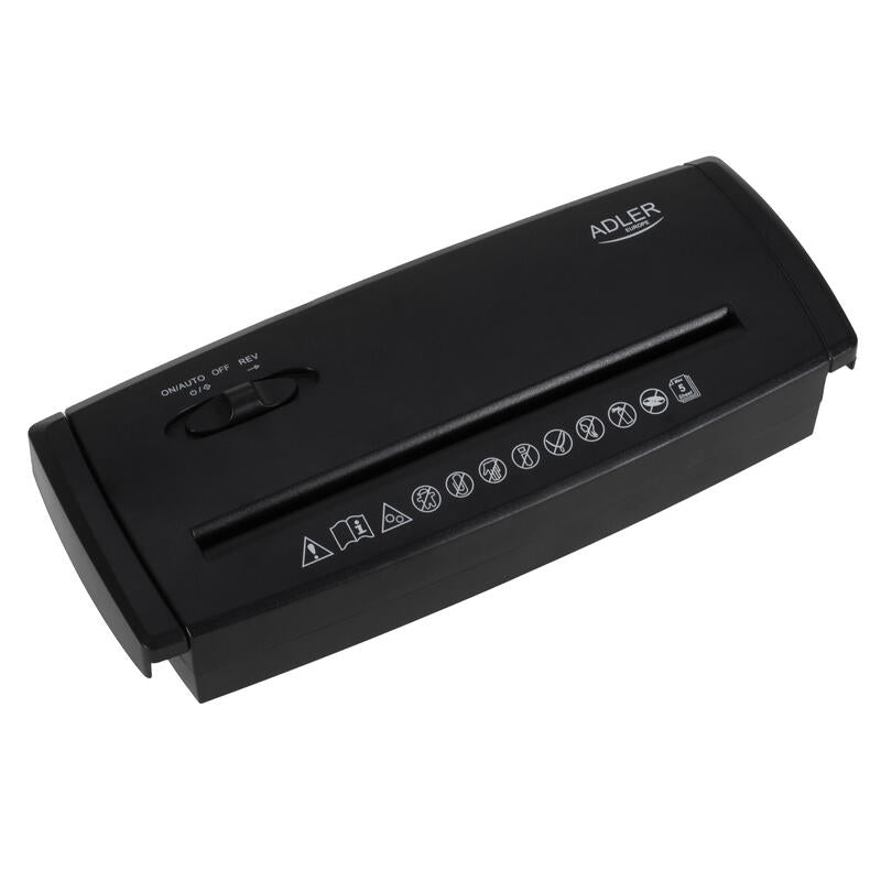 Adler Ad 1040 Paper Shredder, Black