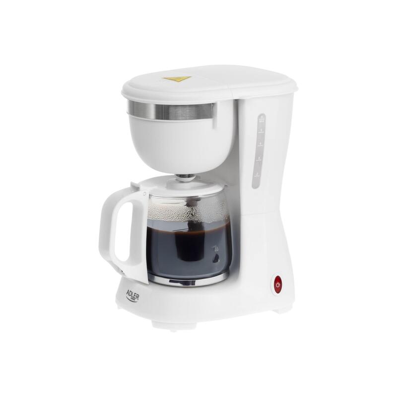 Cafetera Adler Ad 4381 Por Goteo, 0.6 L, Blanco