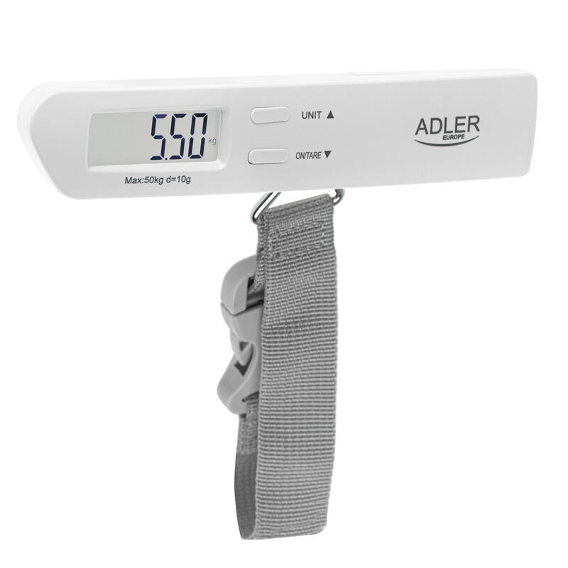 Adler Ad 8191 Travel Luggage Scale, Gey