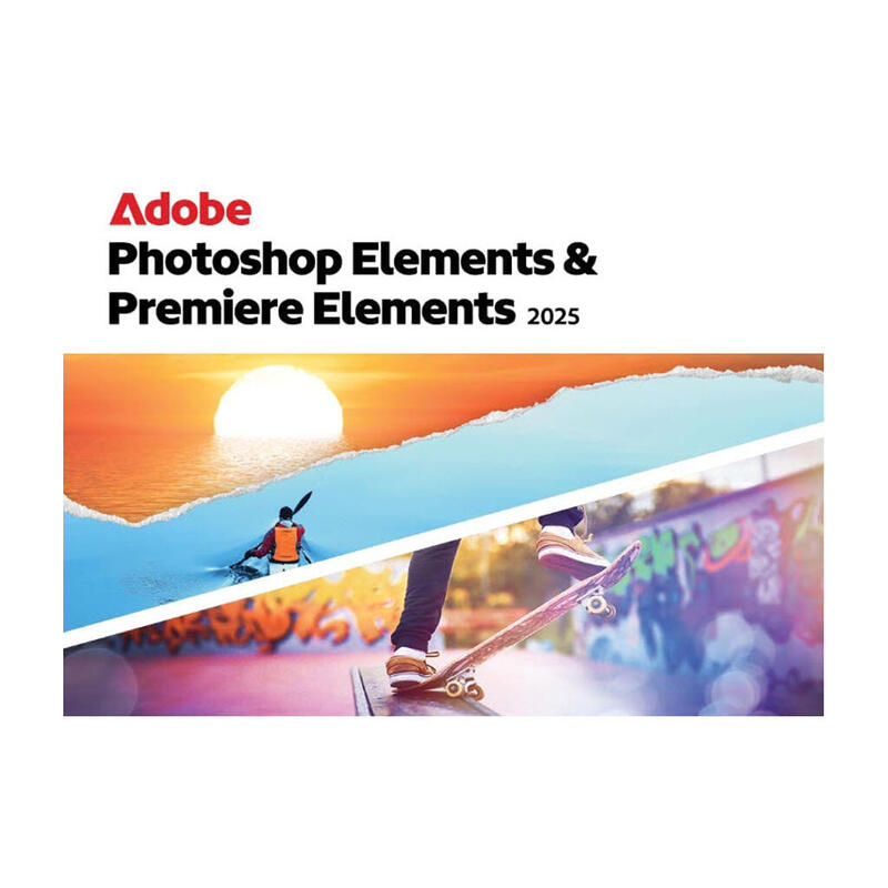 Adobe Photoshop + Premiere Elements 2025 - 1 Benutzer - 3 Jahre - Esd