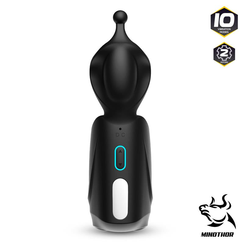 Advax One Masturbador Doble Motor Estimulación Multiple Flexible Usb