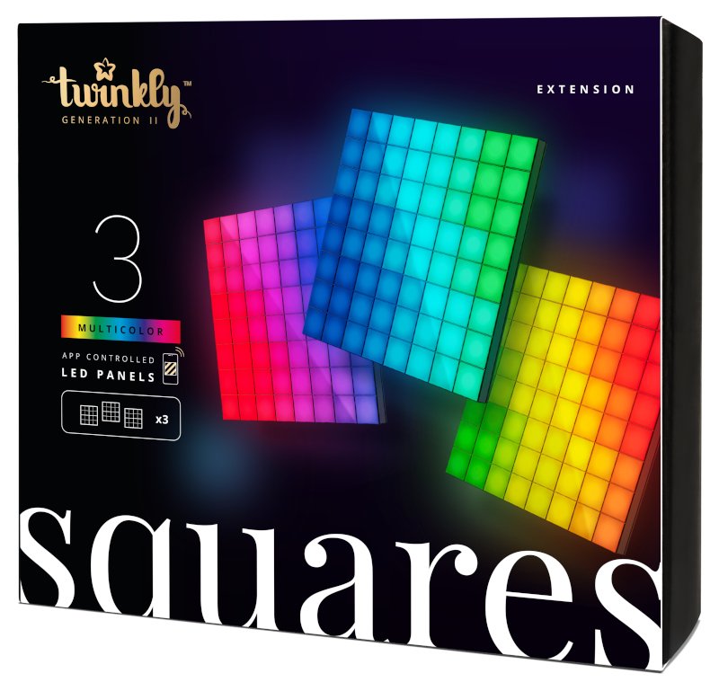 EAN 8056326679064 - Twinkly Squares Extension Kit Kit de iluminación inteligente Wi-Fi/Bluetooth imagen 2