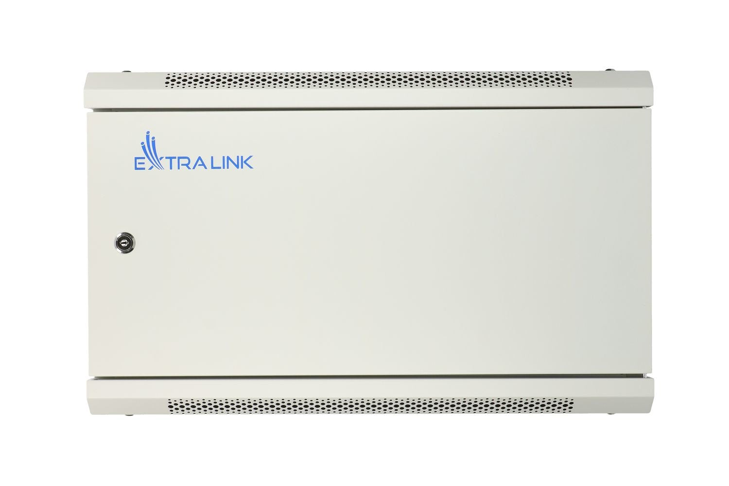 Armario Extralink 6u 600x600 Asp Gris Rackmount Montaje En La Pared, Puerta De Metal