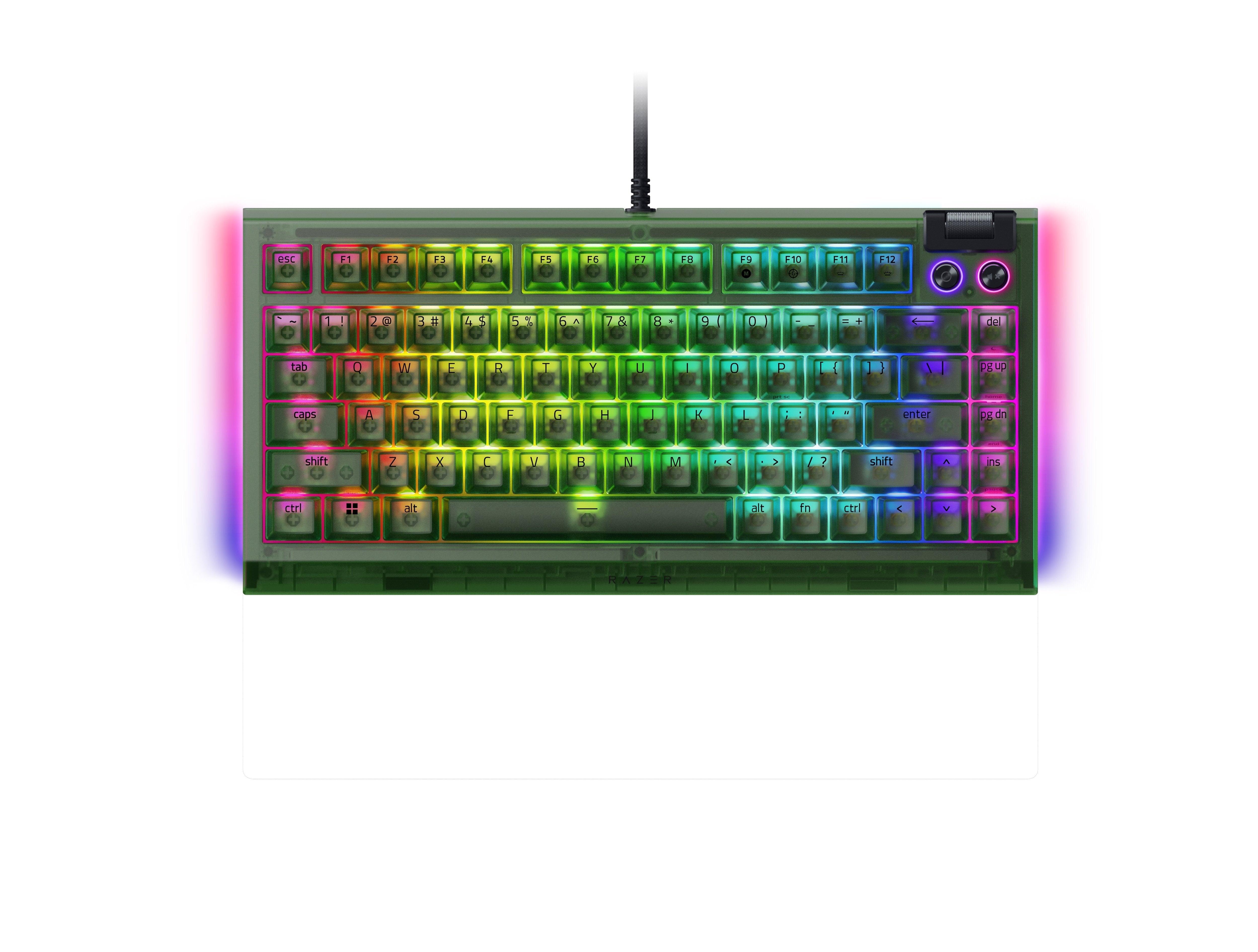 EAN 8887910072783 - Razer BlackWidow V4 75% teclado Juego USB QWERTY Inglés de EE. UU. Negro imagen 5