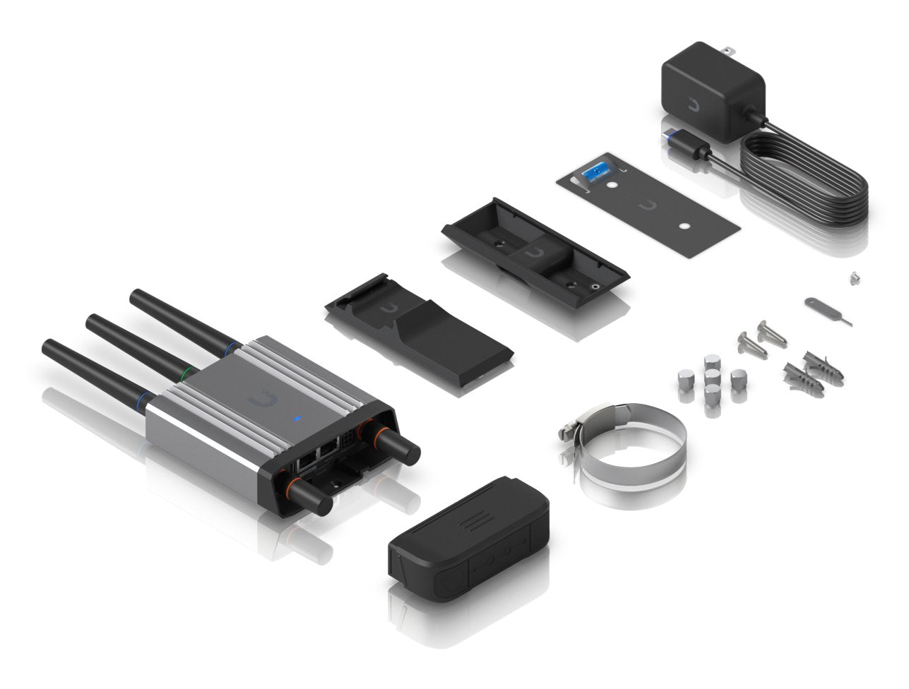 Ubiquiti Umr-Industrial Router Wifi MÓ Vil Lte Compacto Para Iot Int./Exterior. Enrutamiento De Cliente Vpn. 2xgbe (1 Poe). AlimentaciÓ N Poe, Usb-C O Cc. Gps. Montaje Pared/Poste/Carril Din. SuscripciÓ