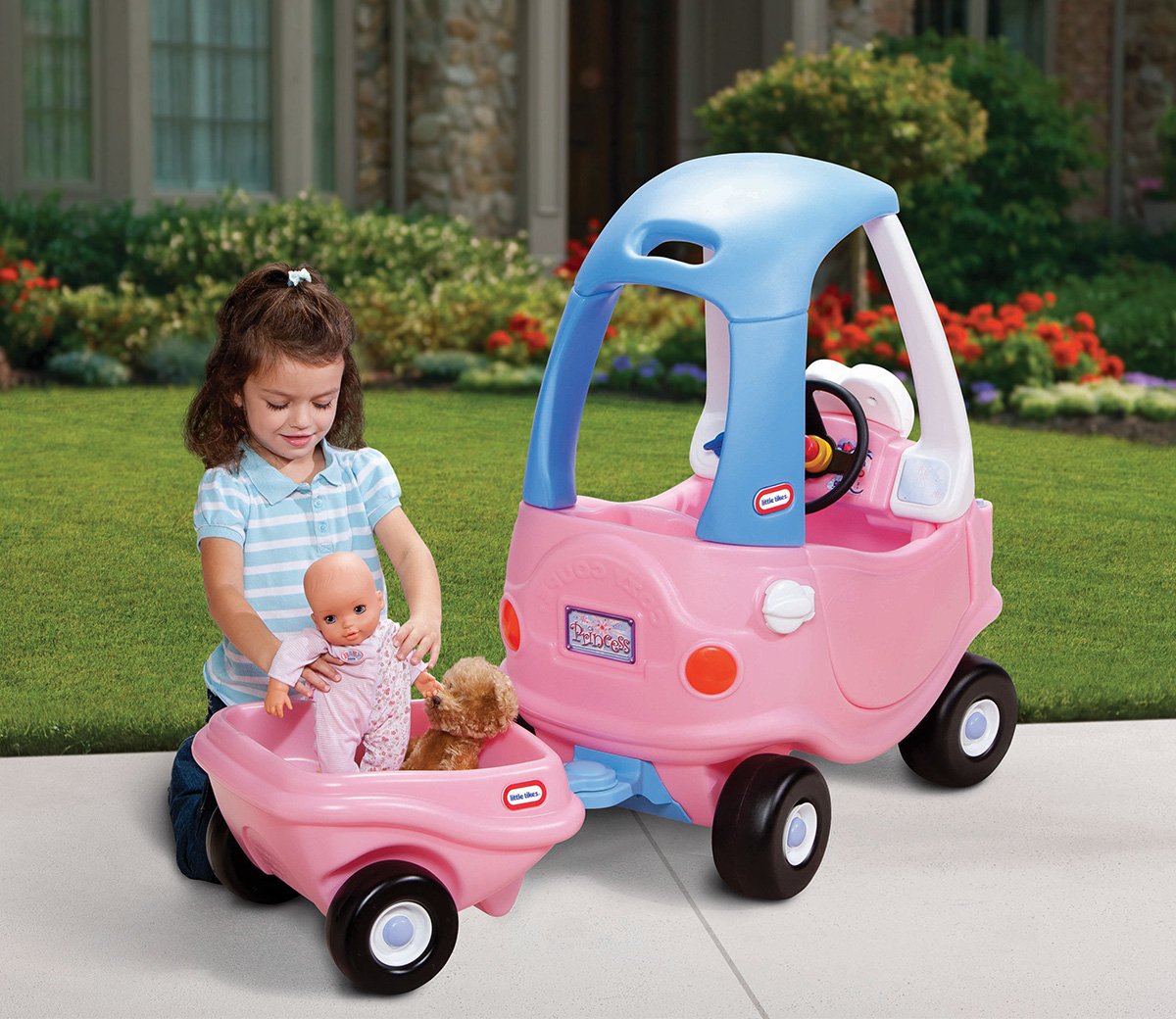 EAN 0050743621451 - Little Tikes Cozy Coupe Trailer Correpasillos con forma de vagón imagen 3