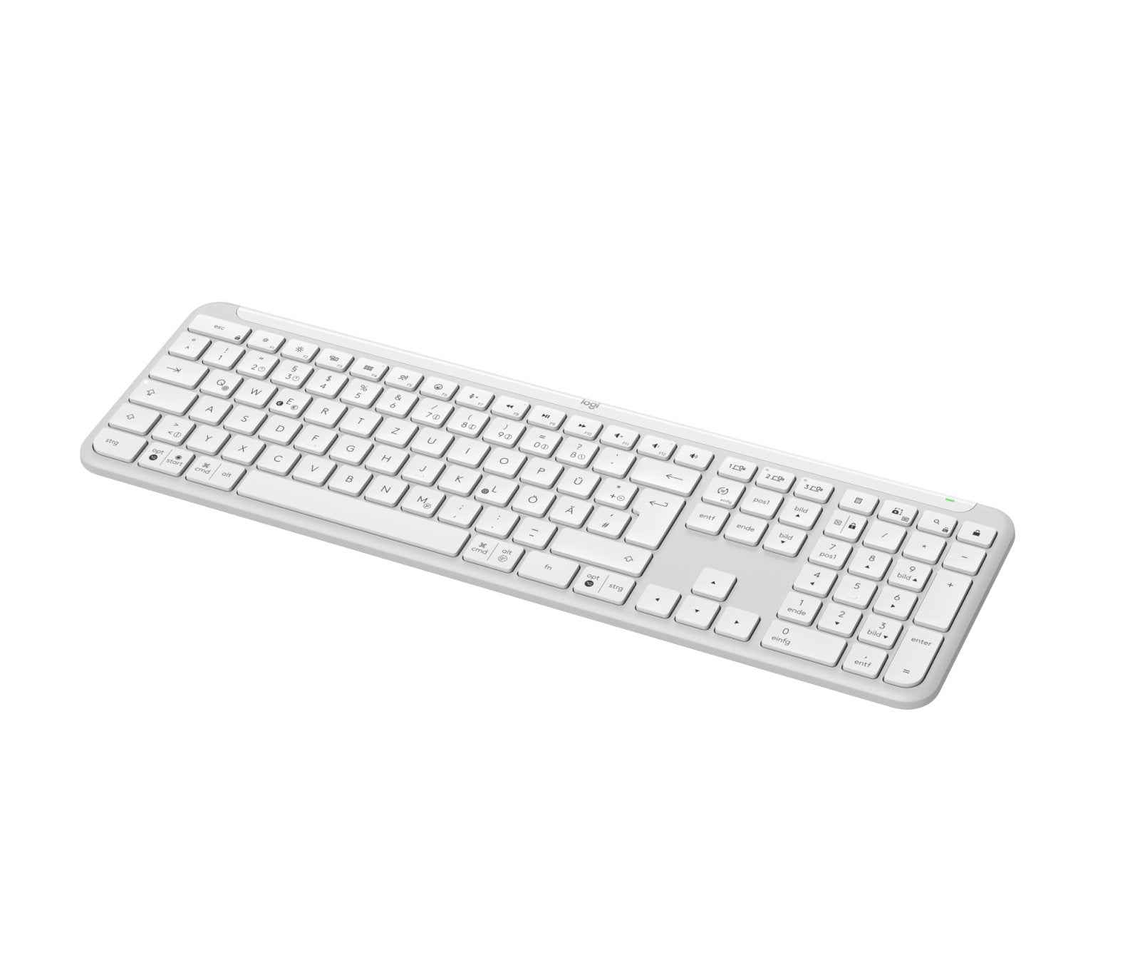 EAN 5099206118744 - Logitech 920-012452 teclado Oficina RF Wireless + Bluetooth QWERTZ Alemán Blanco imagen 2