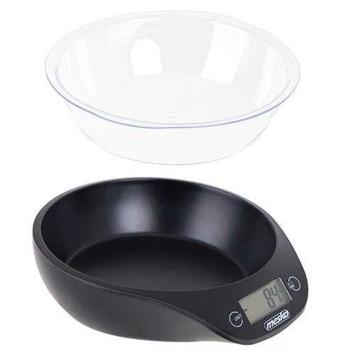 Báscula De Cocina Con Cuenco Adler Ms 3164 (Color Negro)