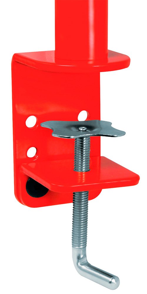 Brazo Para 1 Monitor Arctic Z-1 Rojo Con Hub Usb 4 Puertos