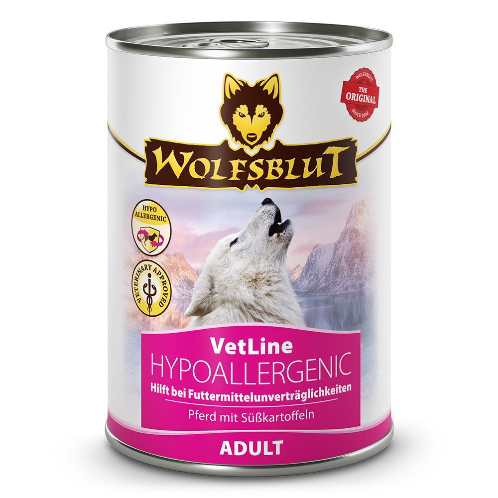 EAN 4260603789603 - Wolfsblut VetLine Hypoallergenic Cabello Adulto 395 g imagen 1