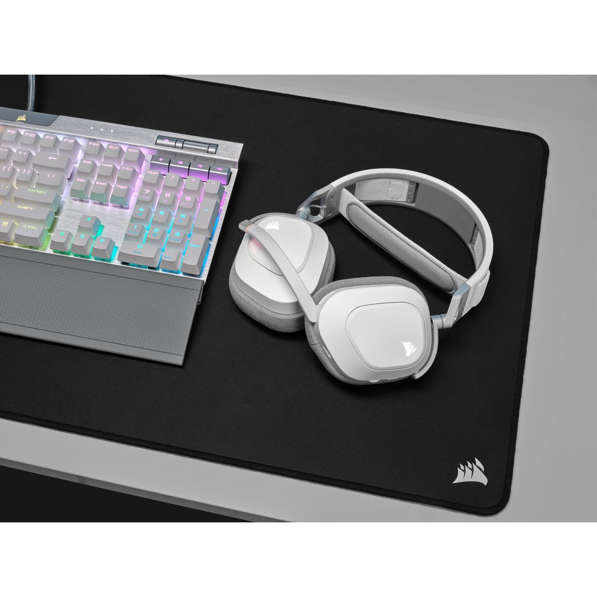 EAN 0840006635192 - Corsair HS80 RGB Auriculares Inalámbrico Diadema Juego Blanco imagen 8