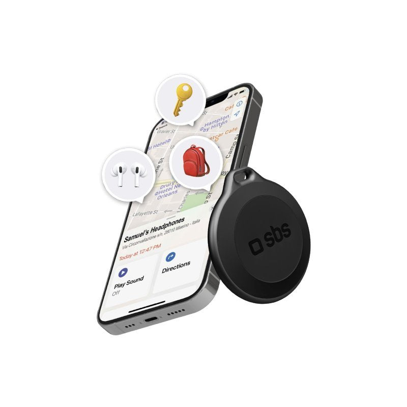EAN 8018417487545 - SBS TEFINDBTAPK localizador o rastreador GPS Universal Buscador Negro imagen 1