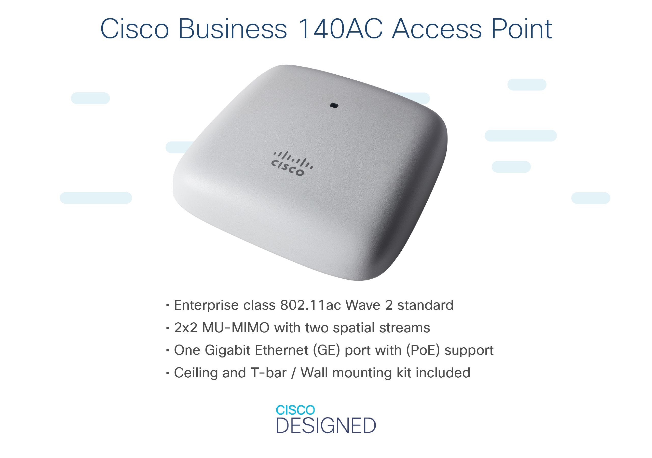 EAN 0889728279567 - Cisco CBW140AC 867 Mbit/s Blanco Energía sobre Ethernet (PoE) imagen 4